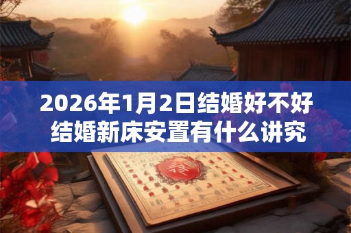 2026年1月2日结婚好不好 结婚新床安置有什么讲究 2026年1月2日结婚好不好 结婚新床安置有什么讲究