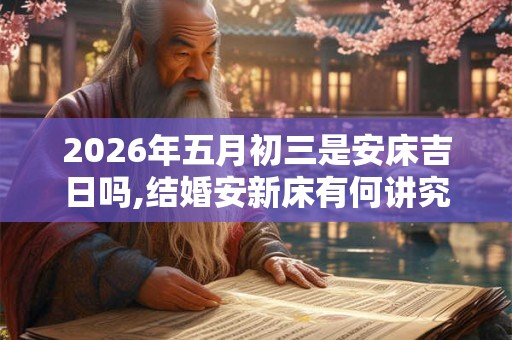 2026年五月初三是安床吉日吗,结婚安新床有何讲究