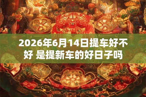 2026年6月14日提车好不好 是提新车的好日子吗