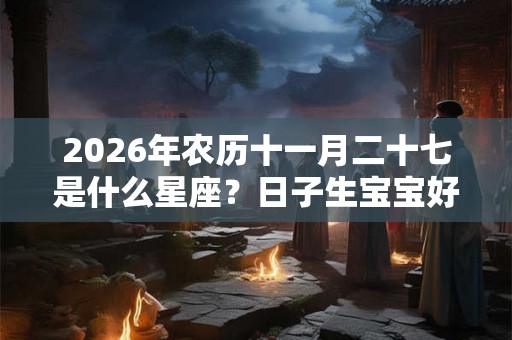 2026年农历十一月二十七是什么星座？日子生宝宝好吗？