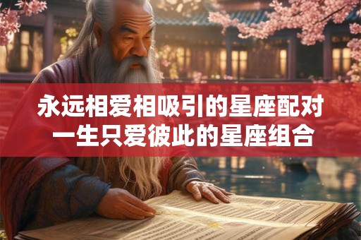 永远相爱相吸引的星座配对 一生只爱彼此的星座组合