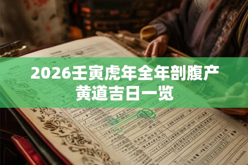 2026壬寅虎年全年剖腹产黄道吉日一览