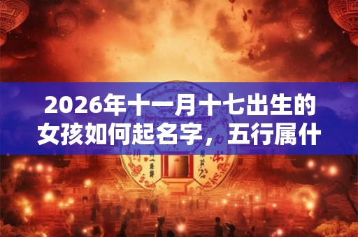 2026年十一月十七出生的女孩如何起名字，五行属什么