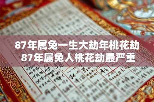 87年属兔一生大劫年桃花劫 87年属兔人桃花劫最严重的年份