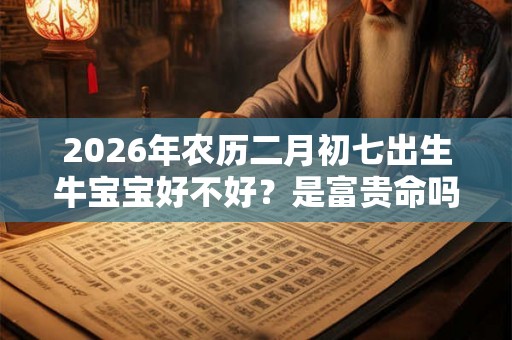 2026年农历二月初七出生牛宝宝好不好?是富贵命吗? 2026年农历二月初七出生牛宝宝好不好?是富贵命吗?