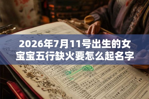 2026年7月11号出生的女宝宝五行缺火要怎么起名字