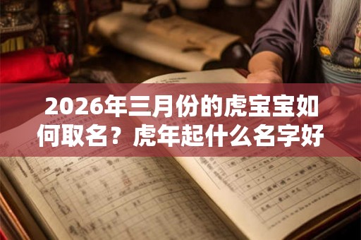 2026年三月份的虎宝宝如何取名？虎年起什么名字好？