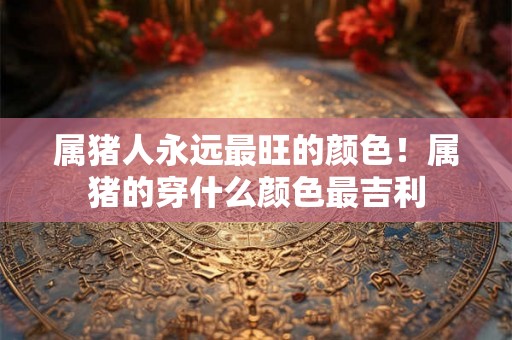 属猪人永远最旺的颜色！属猪的穿什么颜色最吉利