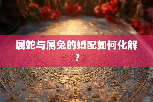 属蛇与属兔的婚配如何化解？