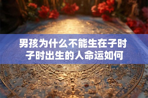 男孩为什么不能生在子时 子时出生的人命运如何