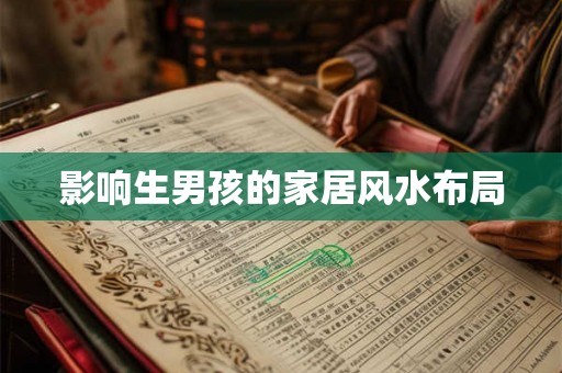 影响生男孩的家居风水布局 影响生男孩的家居风水布局