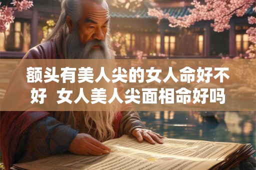 额头有美人尖的女人命好不好  女人美人尖面相命好吗