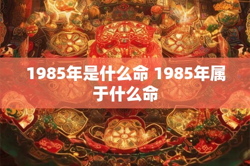 1985年是什么命 1985年属于什么命 1985年是什么命 1985年属于什么命