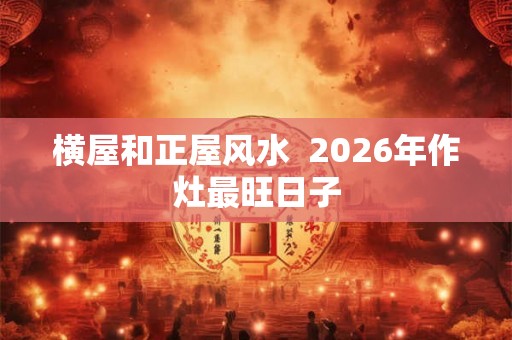 横屋和正屋风水 2026年作灶最旺日子 横屋和正屋风水 2026年作灶最旺日子