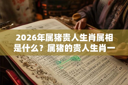 2026年属猪贵人生肖属相是什么？属猪的贵人生肖一览！
