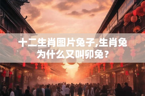 十二生肖图片兔子,生肖兔为什么又叫卯兔？