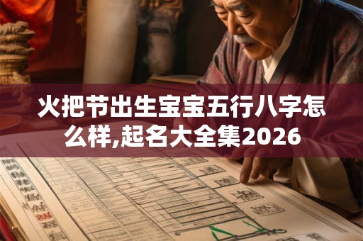 火把节出生宝宝五行八字怎么样,起名大全集2026 火把节出生宝宝五行八字怎么样,起名大全集2026