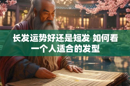 长发运势好还是短发 如何看一个人适合的发型