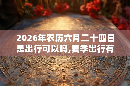 2026年农历六月二十四日是出行可以吗,夏季出行有什么讲究？