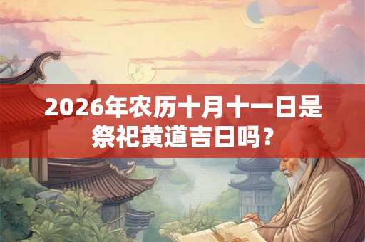 2026年农历十月十一日是祭祀黄道吉日吗？