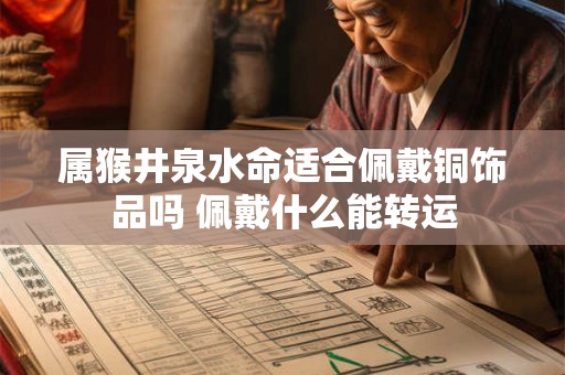 属猴井泉水命适合佩戴铜饰品吗 佩戴什么能转运