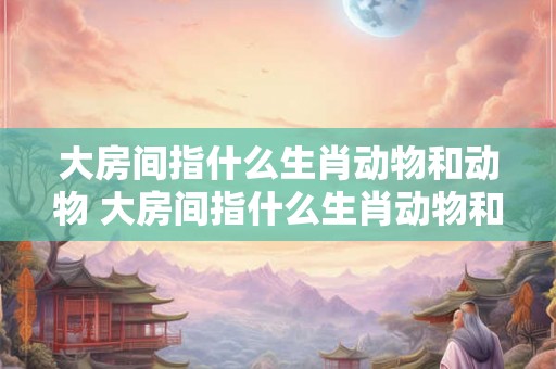 大房间指什么生肖动物和动物 大房间指什么生肖动物和动物呢