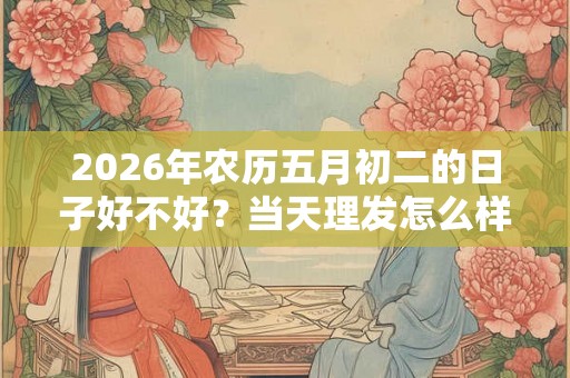 2026年农历五月初二的日子好不好?当天理发怎么样? 2026年农历五月初二的日子好不好?当天理发怎么样?