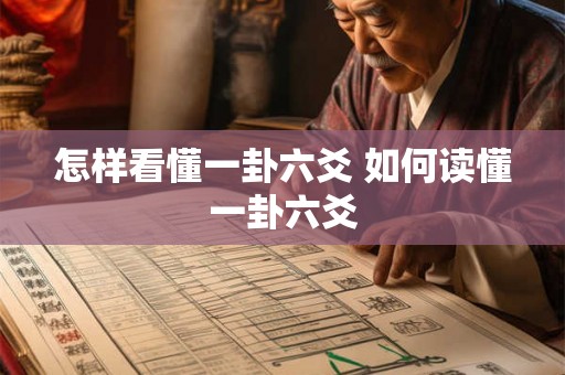 怎样看懂一卦六爻 如何读懂一卦六爻