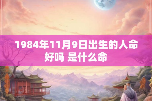 1984年11月9日出生的人命好吗 是什么命 1984年11月9日出生的人命好吗 是什么命
