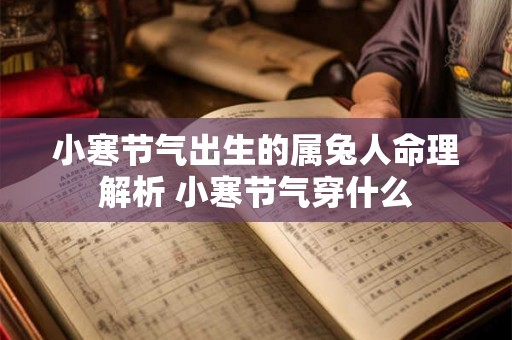 小寒节气出生的属兔人命理解析 小寒节气穿什么