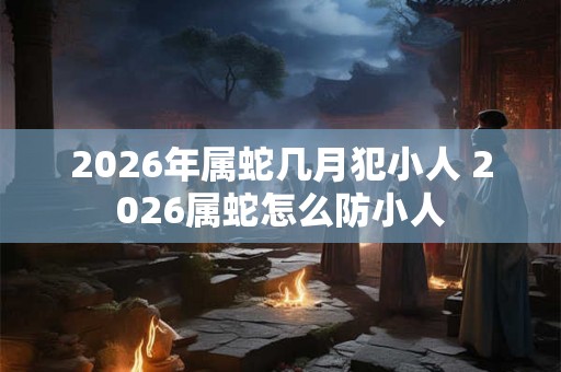 2026年属蛇几月犯小人 2026属蛇怎么防小人 2026年属蛇几月犯小人 2026属蛇怎么防小人