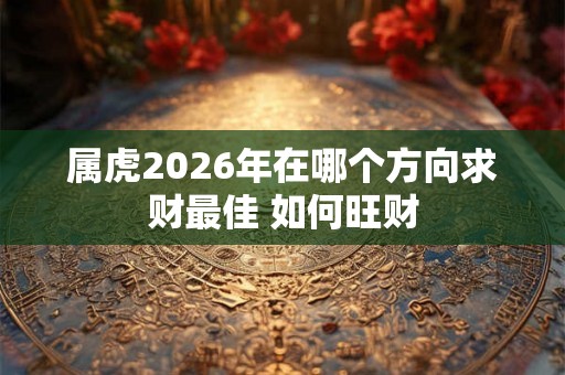 属虎2026年在哪个方向求财最佳 如何旺财