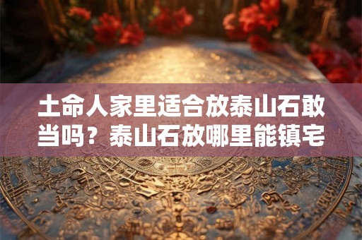 土命人家里适合放泰山石敢当吗？泰山石放哪里能镇宅发财？