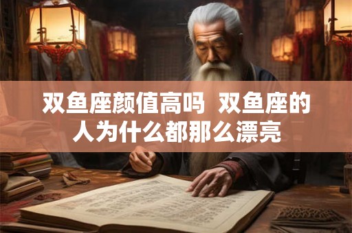 双鱼座颜值高吗 双鱼座的人为什么都那么漂亮 双鱼座颜值高吗 双鱼座的人为什么都那么漂亮