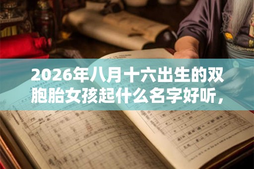 2026年八月十六出生的双胞胎女孩起什么名字好听，五行属什么