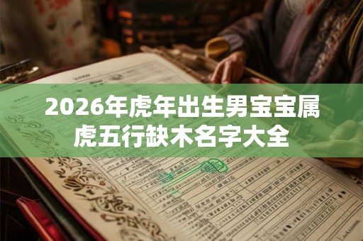 2026年虎年出生男宝宝属虎五行缺木名字大全