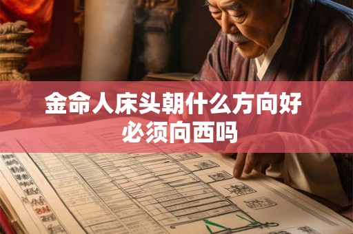 金命人床头朝什么方向好  必须向西吗