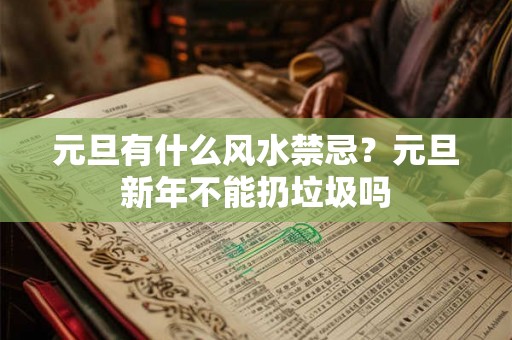 元旦有什么风水禁忌？元旦新年不能扔垃圾吗