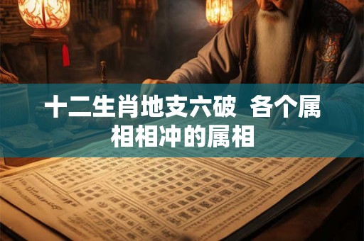 十二生肖地支六破  各个属相相冲的属相