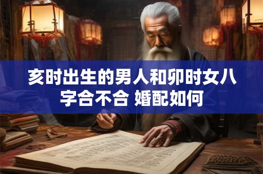 亥时出生的男人和卯时女八字合不合 婚配如何