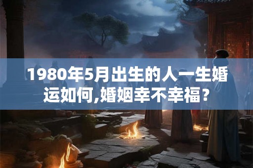 1980年5月出生的人一生婚运如何,婚姻幸不幸福？