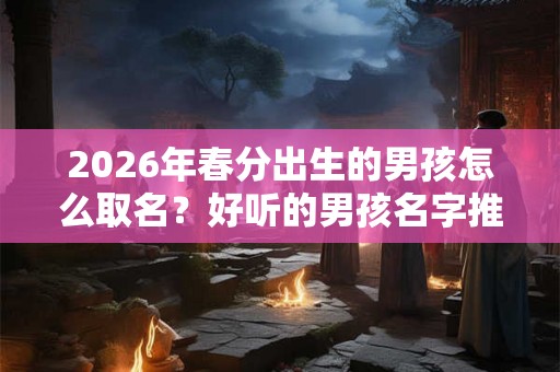 2026年春分出生的男孩怎么取名?好听的男孩名字推荐 2026年春分出生的男孩怎么取名?好听的男孩名字推荐