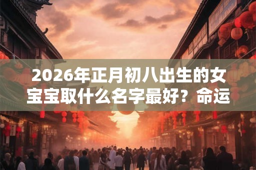2026年正月初八出生的女宝宝取什么名字最好？命运如何？