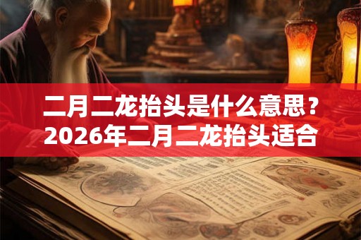 二月二龙抬头是什么意思？2026年二月二龙抬头适合装修吗？