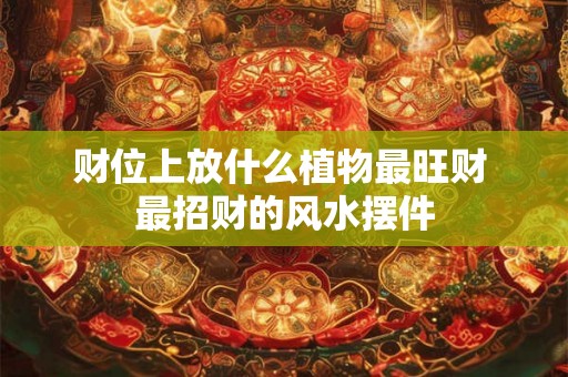 财位上放什么植物最旺财 最招财的风水摆件