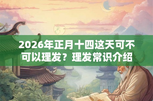 2026年正月十四这天可不可以理发?理发常识介绍 2026年正月十四这天可不可以理发?理发常识介绍
