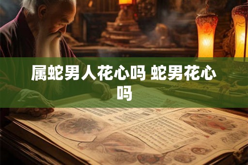 属蛇男人花心吗 蛇男花心吗