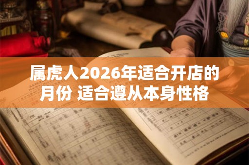 属虎人2026年适合开店的月份 适合遵从本身性格