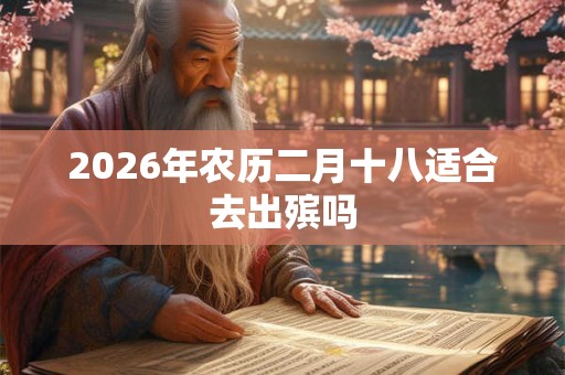 2026年农历二月十八适合去出殡吗