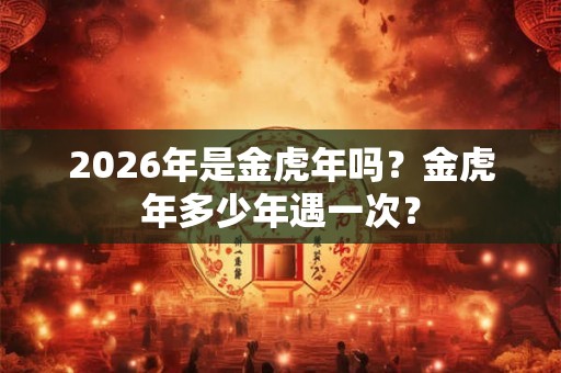 2026年是金虎年吗？金虎年多少年遇一次？